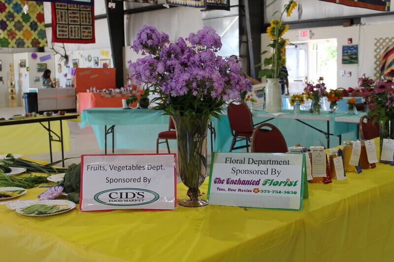 Floraculture Dept. Sponsors '23-Taos County Fair-Juan I. Gonzales Agricultural Center-Taos, NM